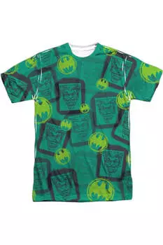 Футболка Batman Rivalry с коротким рукавом для взрослых из полиэстера Gildan, белый