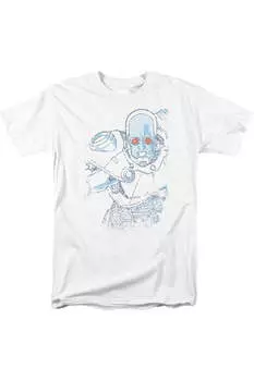 Футболка Batman Snowblind Freeze с коротким рукавом для взрослых Gildan, белый