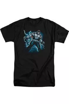 Футболка Batman Stormy Bane с коротким рукавом для взрослых Gildan, черный