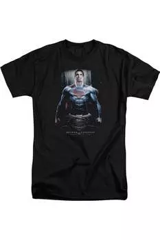 Футболка Batman V Superman Supe Ground Zero с коротким рукавом для взрослых Gildan, черный