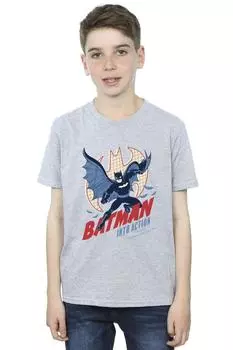 Футболка «Бэтмен в действии» DC Comics, серый