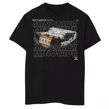 Футболка BattleBots с портретом Минотавра для мальчиков 8–20 лет Licensed Character