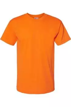 Футболка Bayside USA-Made 50/50, цвет safety orange