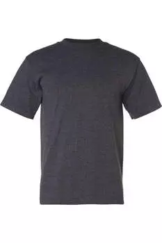 Футболка Bayside USA-Made 50/50, цвет charcoal heather