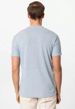 Футболка базовая 2 Pack dandalo, нежно-голубая черная