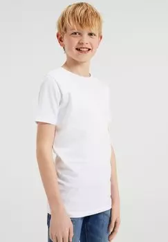 Футболка базовая 2PACK WE Fashion, цвет white