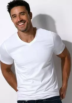 Футболка базовая 3 PACK Bruno Banani, цвет wei