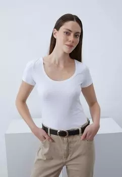 Футболка базовая 5 PACK Anna Field, цвет white