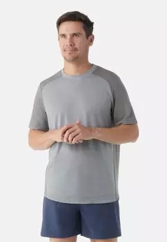 Футболка базовая ACTIVE MESH SHORT SLEEVE Smartwool, цвет light gray heather