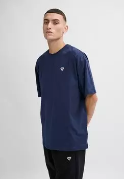 Футболка базовая BEE S/S Hummel, цвет dress blues