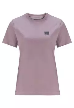 Футболка базовая BIKE COMMUTE T W Jack Wolfskin, цвет quail