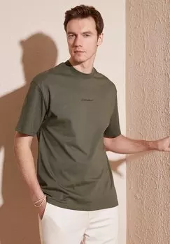 Футболка базовая Buratti, хаки