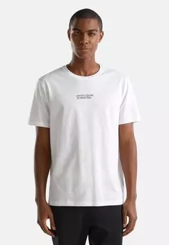 Футболка базовая CENTRO DAVANTI United Colors of Benetton, белый