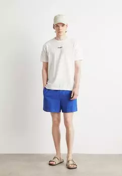Футболка базовая Contrast Small Logo GANT, слоновая кость