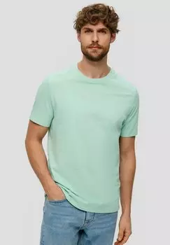 Футболка базовая CREW NECK s.Oliver, цвет ozeangrn