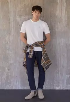 Футболка базовая CREWNECK Scotch & Soda, цвет white