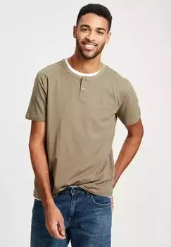 Футболка базовая Cross Jeans, хаки