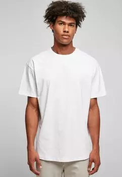 Футболка базовая CURVED Urban Classics, цвет white