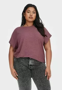 Футболка базовая CURVY ONLY Carmakoma, цвет wild ginger