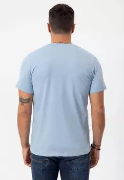 Футболка базовая Demis 3 Pack Daniel Hills, темно-белая джинсовая синяя