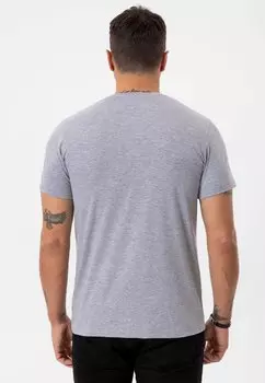 Футболка базовая Demis 3 Pack Daniel Hills, темно-серый меланжевый ярко-синий