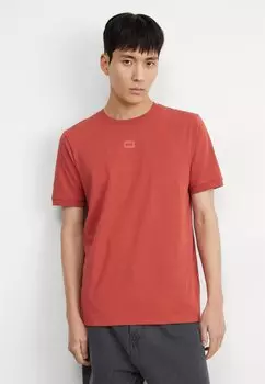 Футболка базовая DIRAGOLINO HUGO, цвет dark red