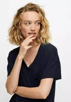 Футболка базовая DREAMY moshi moshi mind, цвет navy blue