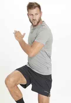 Футболка базовая ELITE LAB, цвет mid grey