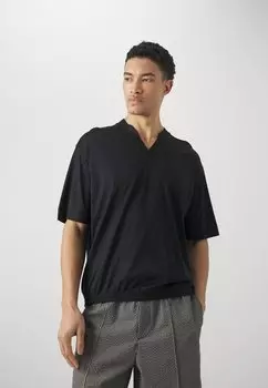 Футболка базовая Emporio Armani, цвет nero