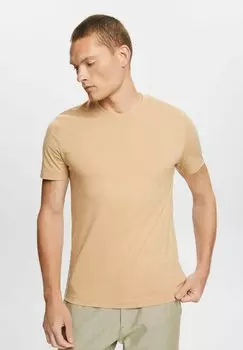 Футболка базовая Esprit, цвет beige