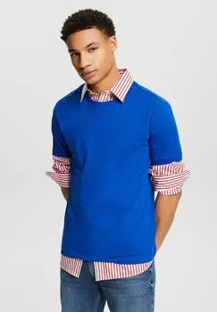 Футболка базовая Esprit, цвет bright blue