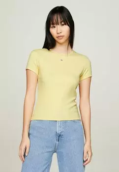 Футболка базовая ESSENTIAL Tommy Jeans, цвет lemon zest