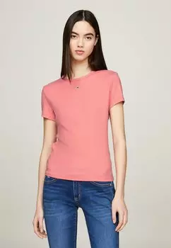 Футболка базовая ESSENTIAL Tommy Jeans, цвет tickled pink