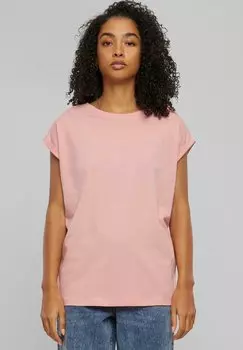 Футболка базовая EXTENDED SHOULDER Urban Classics, цвет lemonadepink