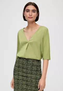 Футболка базовая FLIESSENDER QUALITT s.Oliver BLACK LABEL, цвет hellgrn