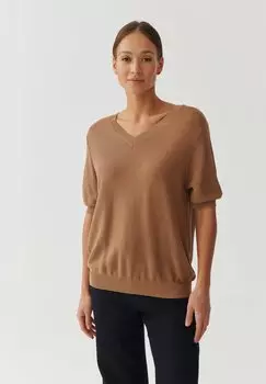 Футболка базовая FOKIA TATUUM, цвет beige