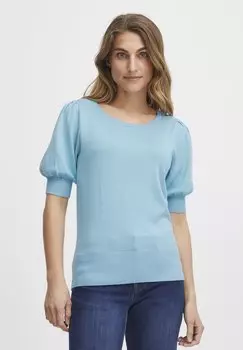 Футболка базовая Fransa, цвет sky blue
