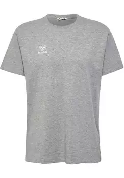 Футболка базовая Hummel, цвет grey melange