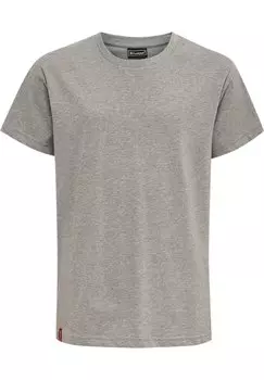 Футболка базовая Hummel, цвет grey melange