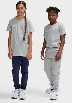 Футболка базовая Hummel, цвет grey melange