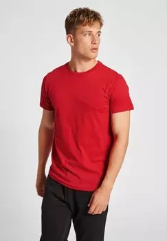 Футболка базовая Hummel, цвет tango red