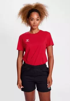 Футболка базовая Hummel, цвет true red