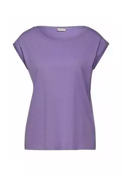 Футболка базовая In Unifarbe Street One, фиолетовая