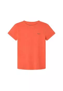 Футболка базовая JACCO Pepe Jeans, цвет burnt orange