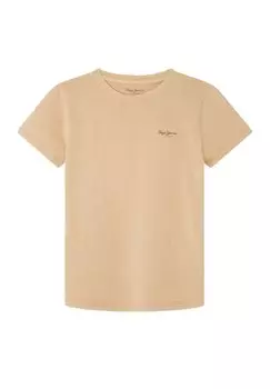 Футболка базовая JACCO Pepe Jeans, цвет khaki beige