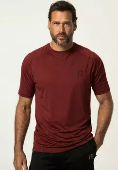 Футболка базовая JP1880, темно-красная