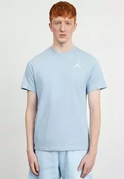 Футболка базовая JUMPMAN CREW Jordan, цвет blue grey/(white)
