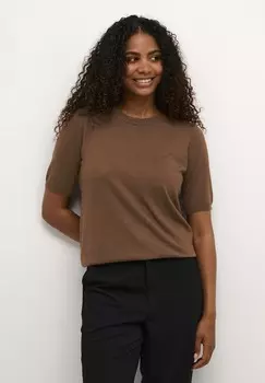 Футболка базовая KALIZZA SHORT SLEEVE Kaffe, цвет soft silt