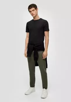 Футболка базовая KURZARM MIT RUNDHALS 2 PACK s.Oliver, цвет schwarz
