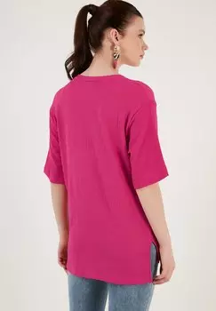 Футболка базовая LELA, розовый